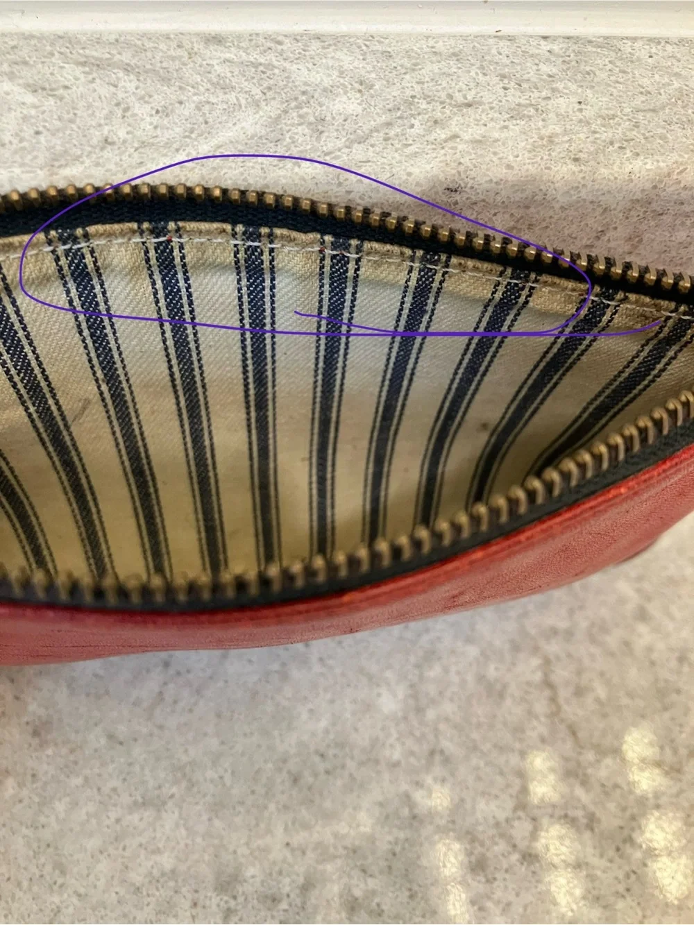 COACH 7170 “SKINNY” POUCH